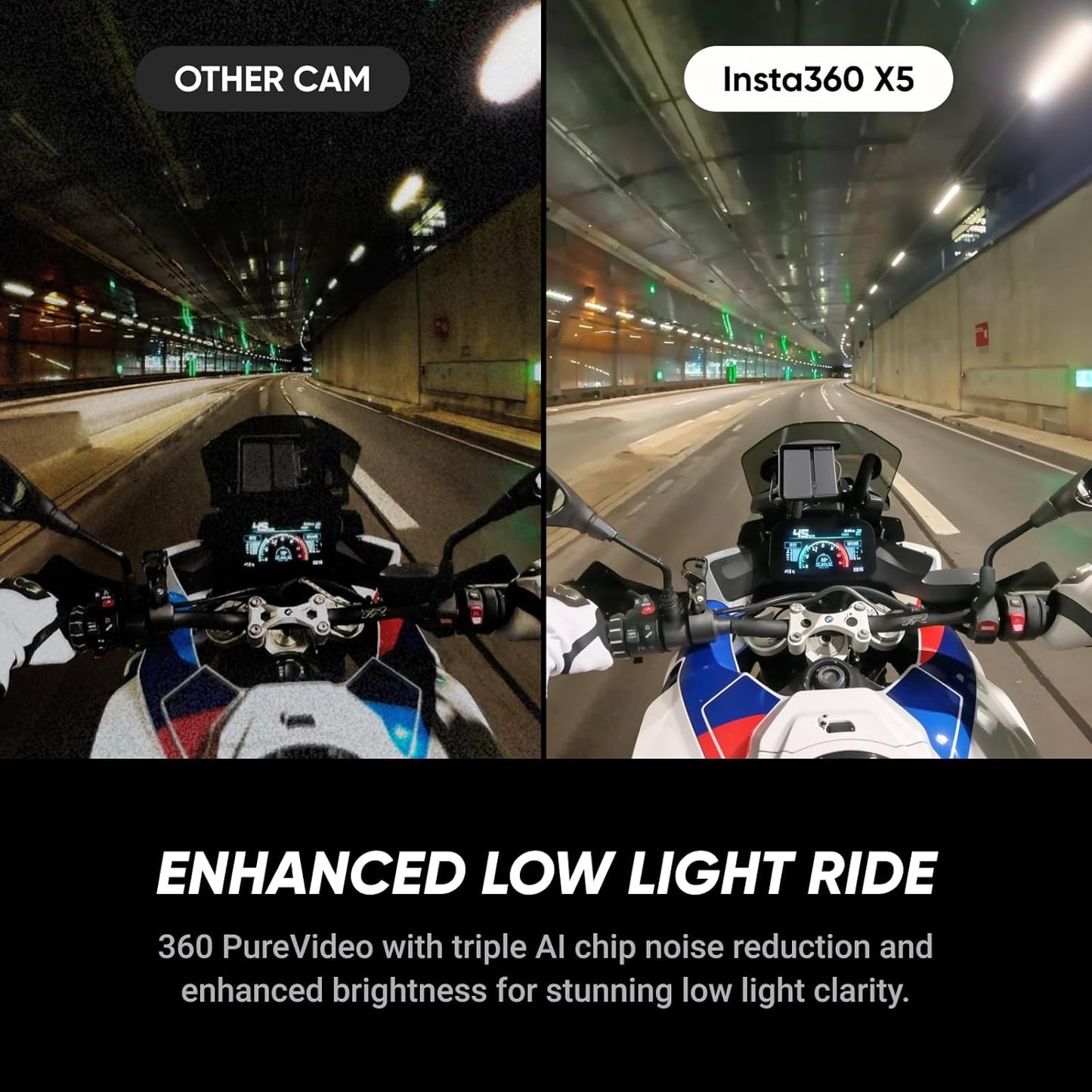 Insta360 X5 - Waterproof 8K 360° Action Camera, Leading Low Light, Invisible Selfie Stick Effect, Rugged and Replaceable Lens, 3-Hour Battery, Built-in Wind Guard, Stabilization, Triple AI Chip Design