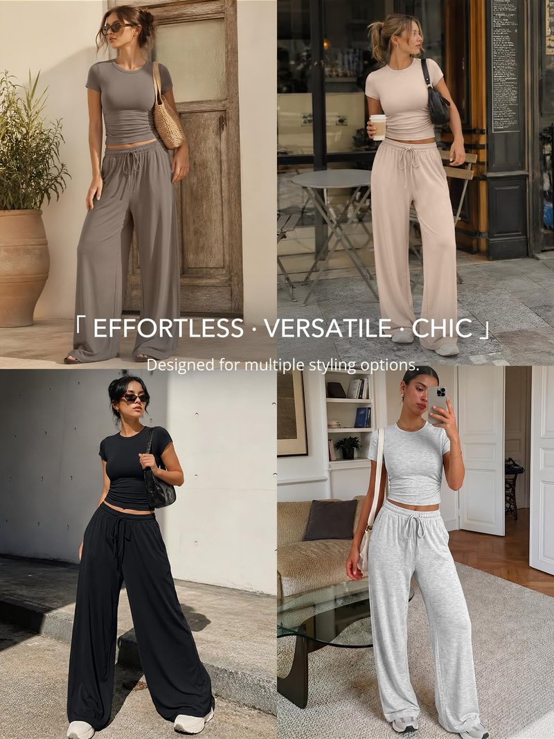 Trendy Queen Womens Plus Size 2 Two Piece Set 2026 Summer Workout Beach Vacation Cruise Gym Clothes Spring Fashion Lounge Matching Comfy Airport Travel Outfit Fitness Athleisure Clothing