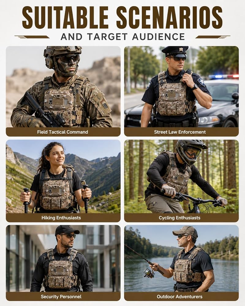 Molle Phone Holder for Plate Carrier—Phone Mount 4.7-6.7 Inch
