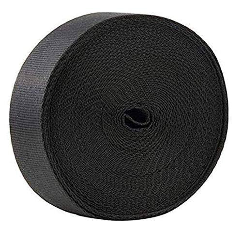 10 Yards 1 Inch Wide Black Nylon Heavy Duty Webbing Strap