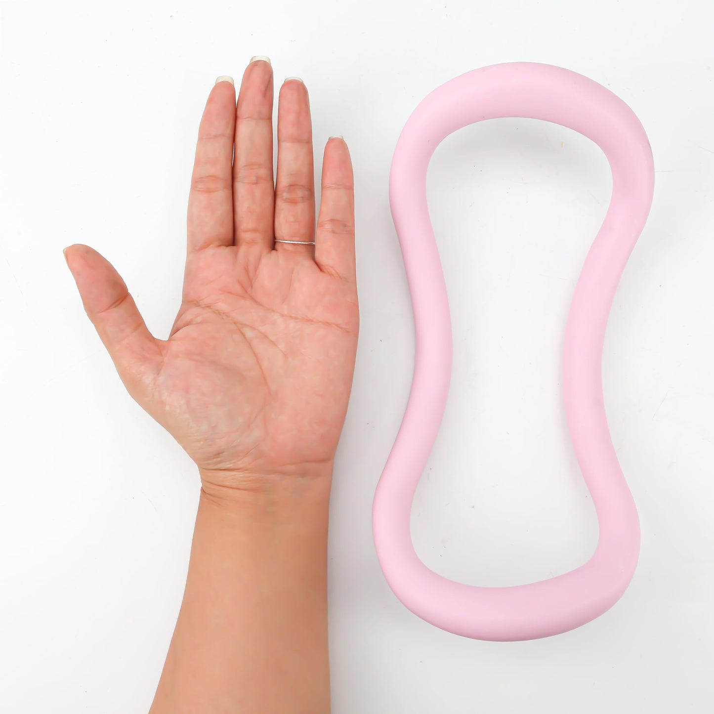 KH866 Set of 2 Yoga Rings for Leg, Calves, Calf Pilates, Fitness Circle Equipment for Women, Resistance Stretch Circles Tool with Massage Points, Home Exercise Workout Training Support Sport