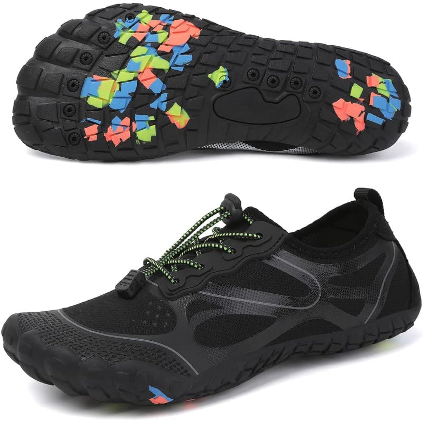 LIZRHA Water Shoes for Men and Women Quick Dry Aqua Swim Barefoot Shoes for Outdoor Fishing Beach Pool Boat Surfing Walking Water Park and Yoqa Activities