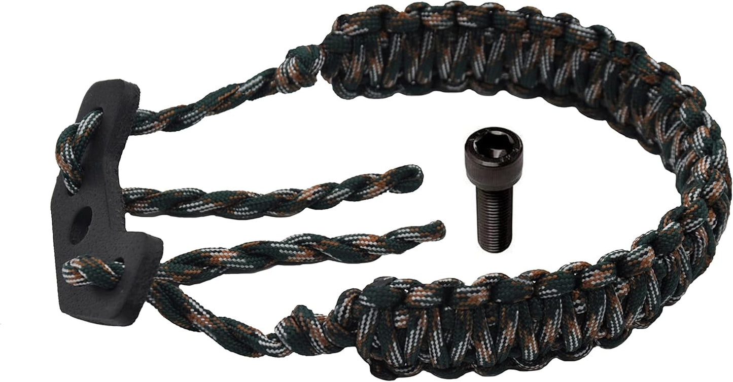 250 Paracord Bow Archery Wrist Sling - Multi Functional Survival Compound Wrist Sling for Hunting & Shooting - No Stabilizer Needed-Successive Length 20 Feet