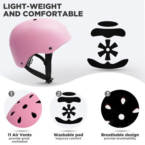 Kids Bike Helmet 2 Pack, Adjustable Toddler Helmet for Age 3-14 Boys Girls, Multi-Sport Helmet for Skateboard Roller Skateing Bicycle Scooter Blance Bike