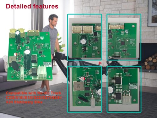 S15I Exercise Bike Control Board 430157 Studio Cycle Motor Powerboard Compatible with Nordic Track C22I/S10I/S22I/S27I/SE9I/X24 Stationary Bike 430146 Controller for Select Elliptical Machines