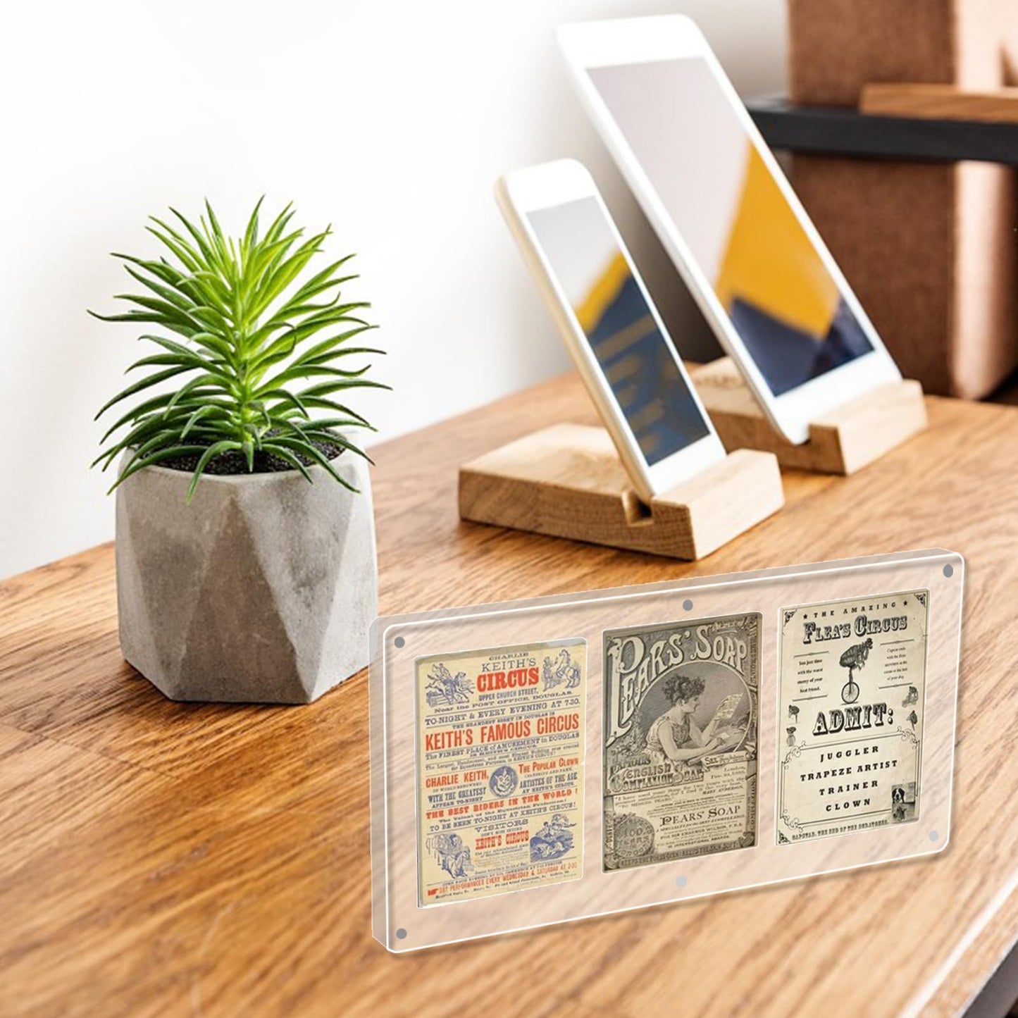 2Pack Card Display Case 35PT Acrylic TCG Triple Cards Frames One-Touch-Open Magnetic Card Display, Clear Card Stands for Standard Cards ComicCards Sports Cards Baseball Cards