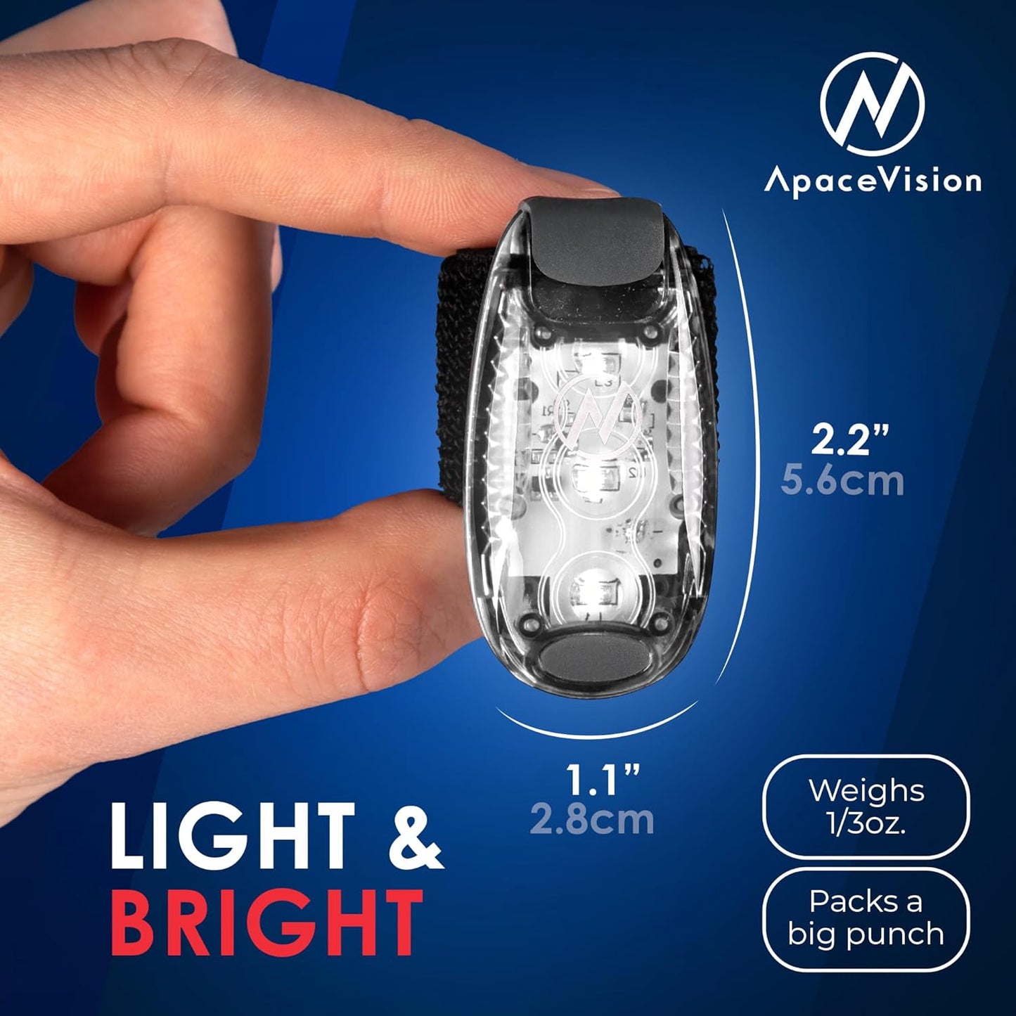 KayaLuma LED Kayak Lights (3 Pack) | Clip On IPX5 Waterproof Marine Navigation Lights for Night Kayaking, Canoeing, Boating, Fishing | High Visibility Kayak Accessories