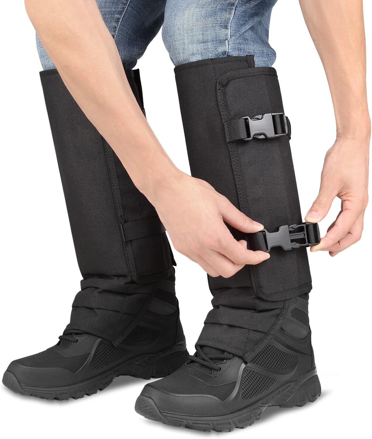 IceBlade Snake Gaiters, Waterproof Snake Bite Protection for Lower Legs, Adjustable Snake Guards, Durable Snake Proof Legging
