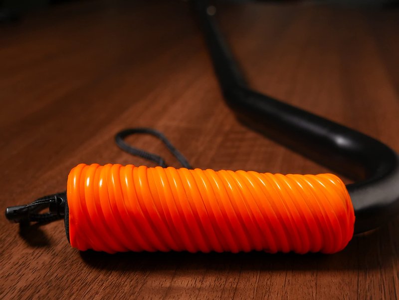 Tommy Tape Silicone Rubber Grip Wrap for Tool Handles, Fitness and Sporting Equipment - Orange 1.7mm x 120in