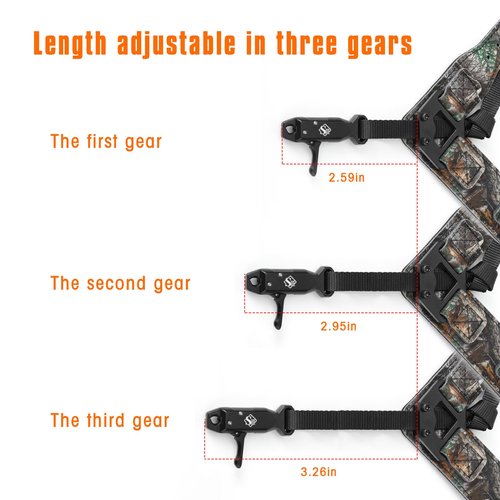 LWANO Archery Compound Bow Release Aids Trigger 360° Adjustable Wristband Release Aids for Adults Youth Kids Hunting Shooting Accessories (Camouflage)