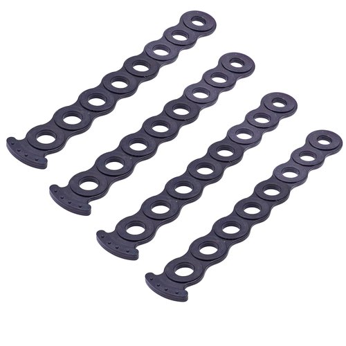 8002412 Bike Rack Rubber Straps,Rubber Chain Strap for Bike Rack,Bicycle Wheel Stabilizer Straps,Adjustable,4 Packs