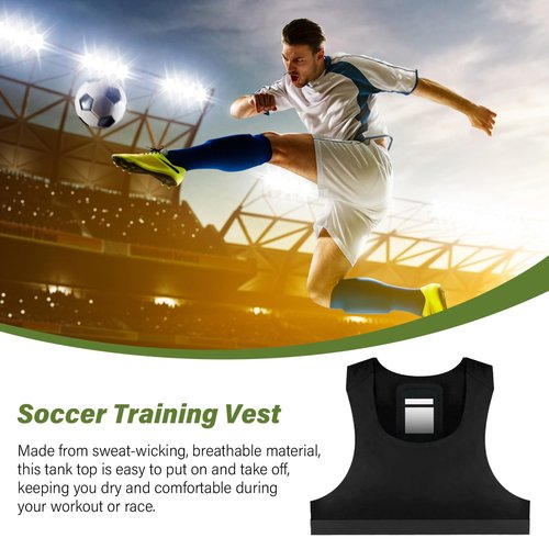 Soccer Training Equipment, Spandex Soccer Training Trackers Vest with GPS, Breathable Flexible Fit Soccer Trackers for Men Women Football Size M Soccer Trackers Soccer Training Soccer Equipment Socce