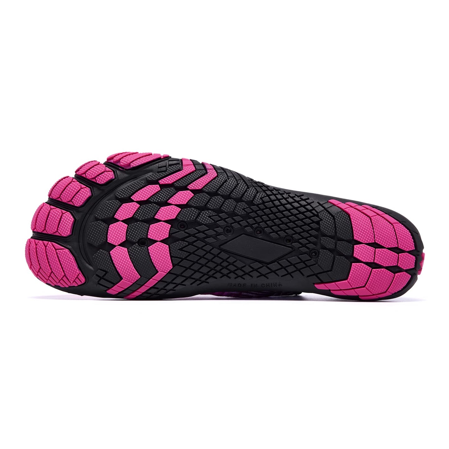 Racqua Swim Shoes Quick Dry Barefoot Water Aqua Sport Beach Surf Pool Hiking Diving Walking for Women Gradient Rose/Black 10.5