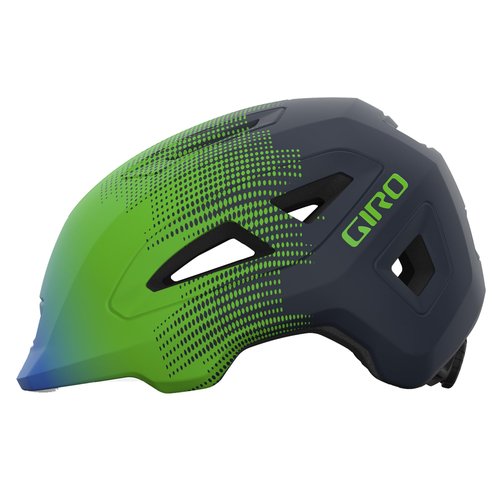 Giro Scamp II Youth Bike Helmet - Matte Blue/Green Towers - Size S (49-53 cm)