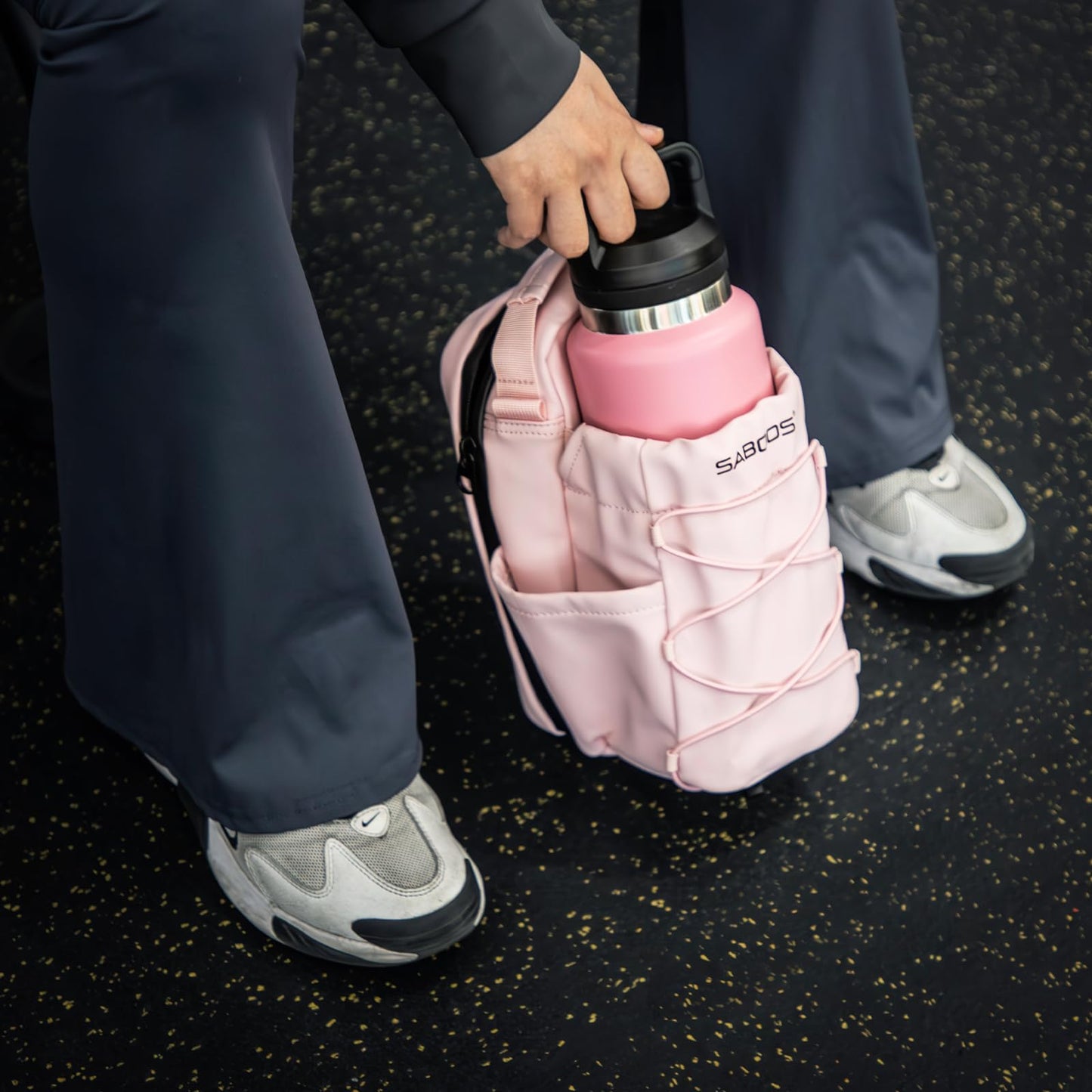 Saboos Magnetic Gym Bag Sling Bag for Men and Women Magnetic Gym Bag for Gym,Sports, Travel, Work The Easy Carry Keeps Items off Dirty Gym Floors
