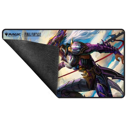 Ultra PRO - Final Fantasy x Universes Beyond Kain Highwind Black Stitched Playmat for Magic: The Gathering | Card Game Playmat, Final Fantasy Collectibles, Desk Mat Mousepad