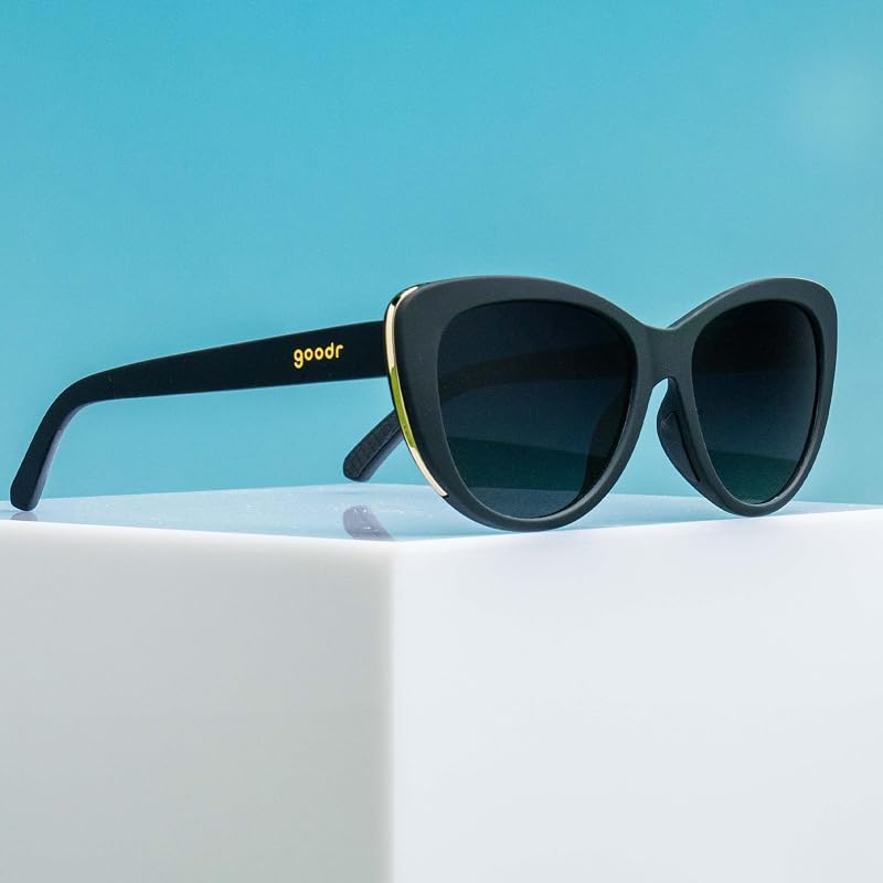 Glam G Polarized Sunglasses for Women - Noir Darling Variation