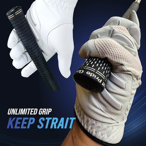 MONKEY GRIP Golf Glove Bearing Capacity Non silp No Slice pad Premium Lether Power Pad Left Hand (Man-X_Large)