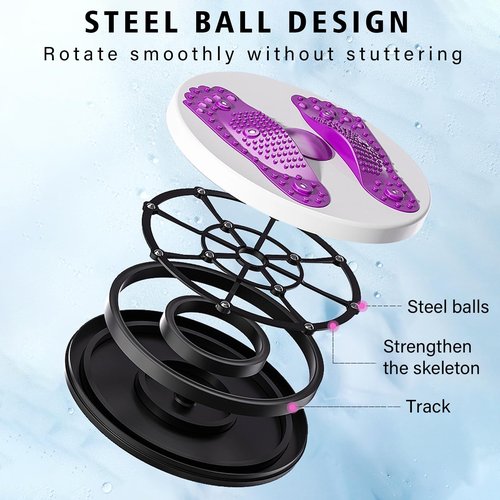 Ab Twist Waist Disc Board,Waist Twisting Machine,Waist Trainer Twisting Disc, Ab Twister Board,Waist Twister,Twist Exercise Machine for Home Fitness