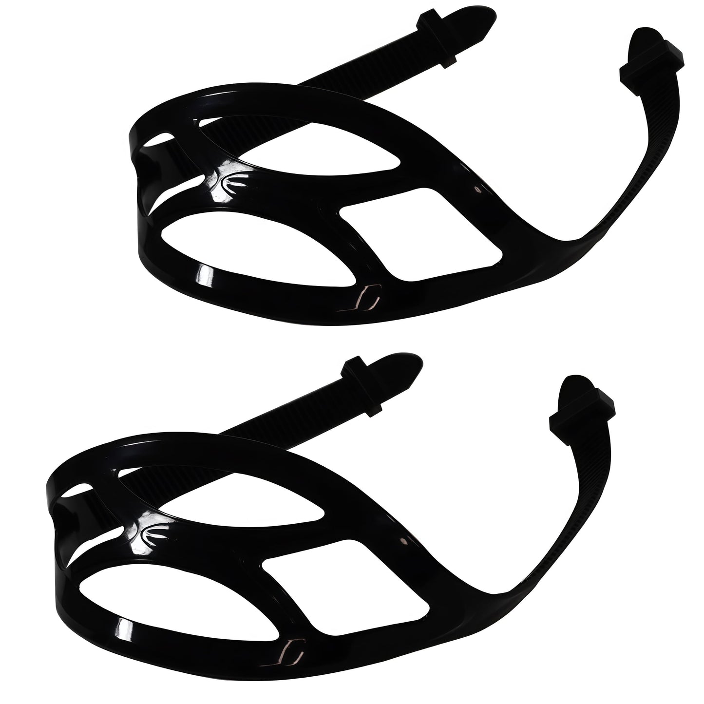 2PCS Silicone Replacement Universal Dive Scuba Mask Strap Swimming Goggles Strap for Diving Swimming Snorkeling Accessories For Diving Swim Snorkel(BLACK)