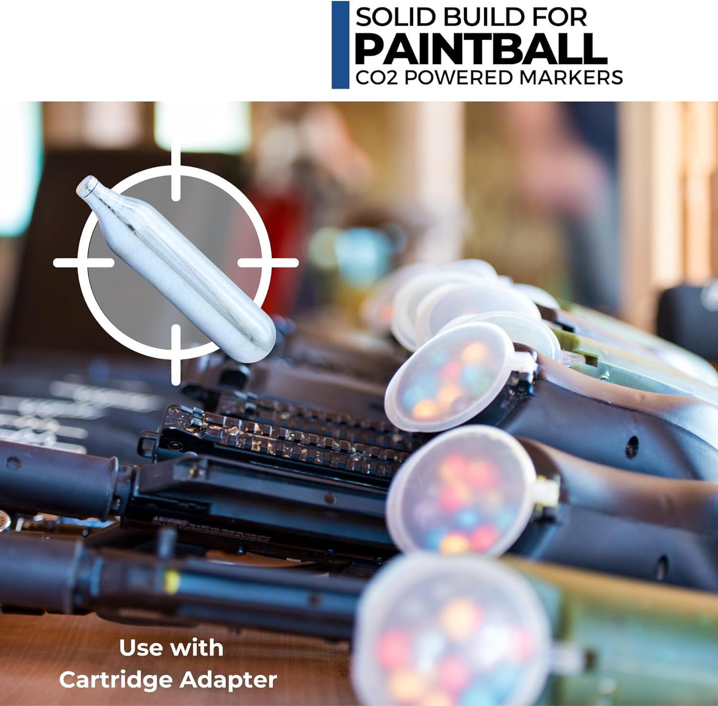 ICO 12 Gram Co2 Cartridges Non-Threaded, CO2 cartridges BB Gun, CO2 BB Pistol, CO2 Airsoft Pistol, and CO2 Paintball Markers (30/50/500 Count)