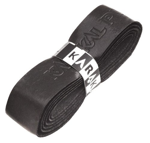 Karakal - PU Super Grip - Self-Adhesive Grip Tape for Badminton, Squash, Tennis, Hockey Stick or Ice Hockey Stick – Pack of 5 or 24 – Assorted Colours, B00HURNP08, Black, 6X