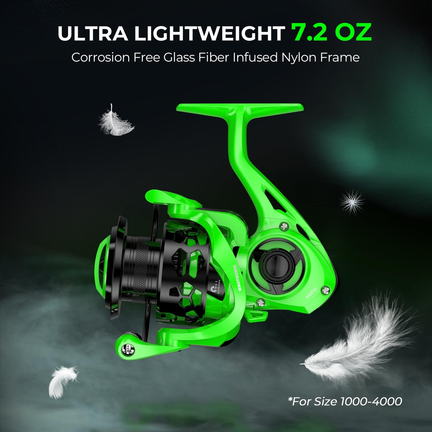 KastKing Zephyr Dual-tip Rod Spinnig Reel Combo,7ft M & MH,3000 Reel