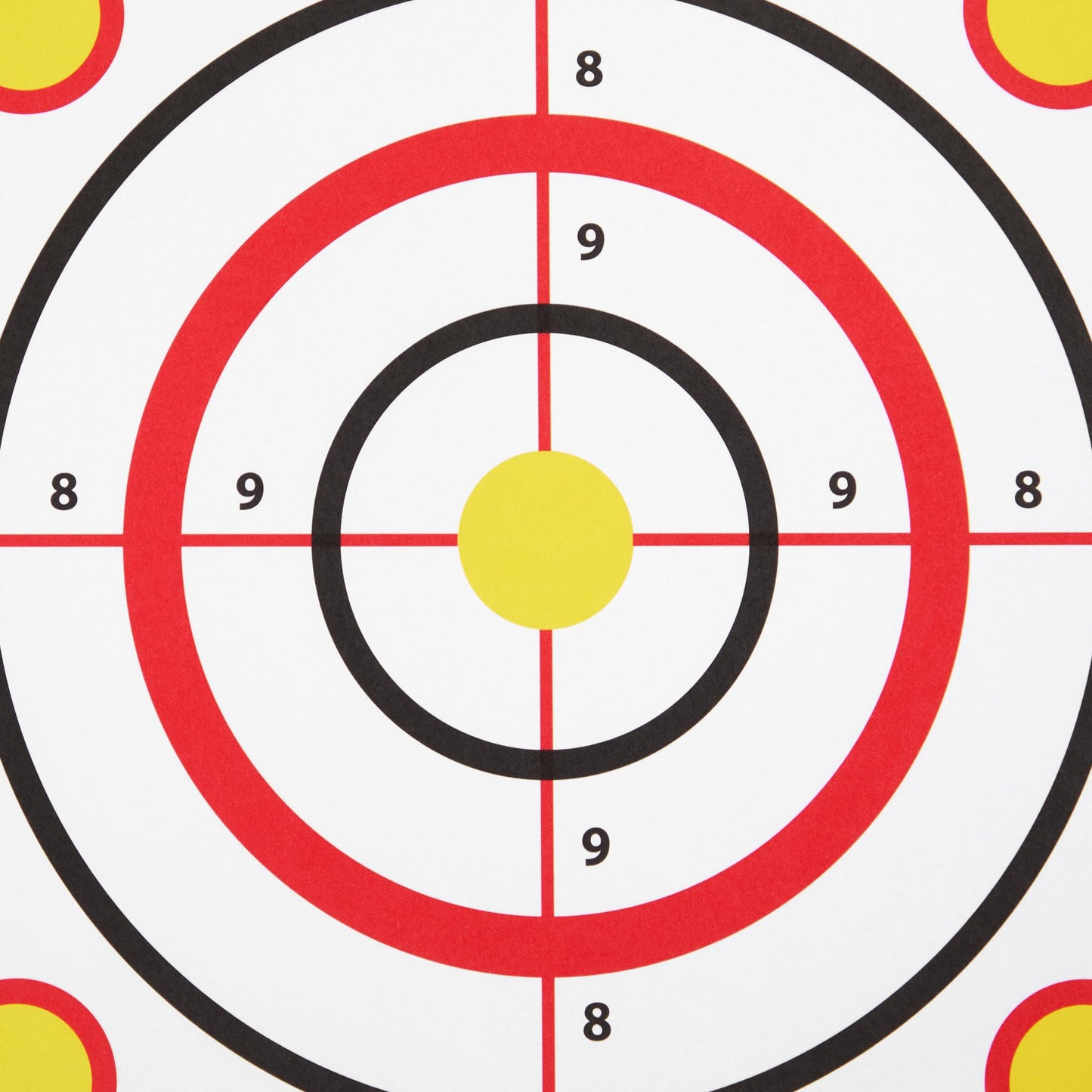 Juvale 50 Pack Paper Shooting Targets for Range - Paper Targets Bulk for Hunting, Handguns, Shooting Accessories, & Archery Accessories - Bullseye Design (11x11 in)