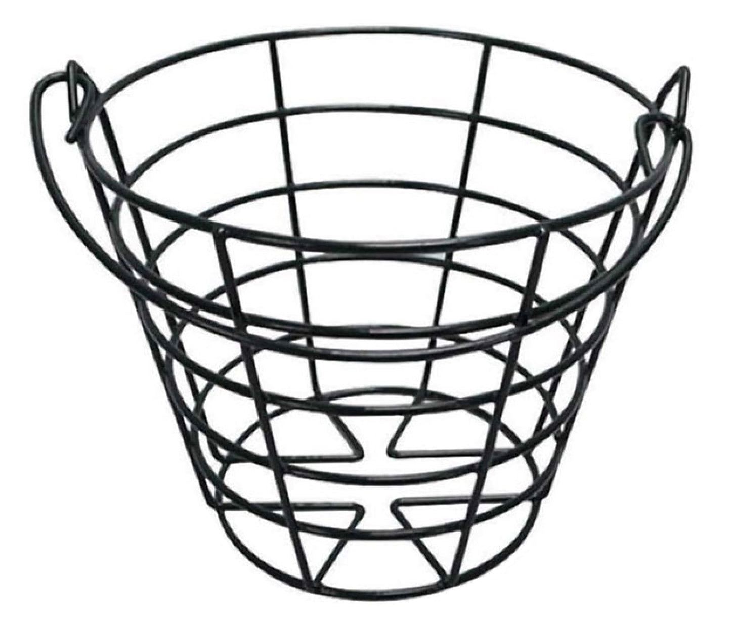 Main Products Metal Range Golf Ball Baskets with Handle, ( 4 Pack ), Golf Ball Storage Bucket, Each Bucket Holds 50 Golf Balls (Golf Balls Not Included).