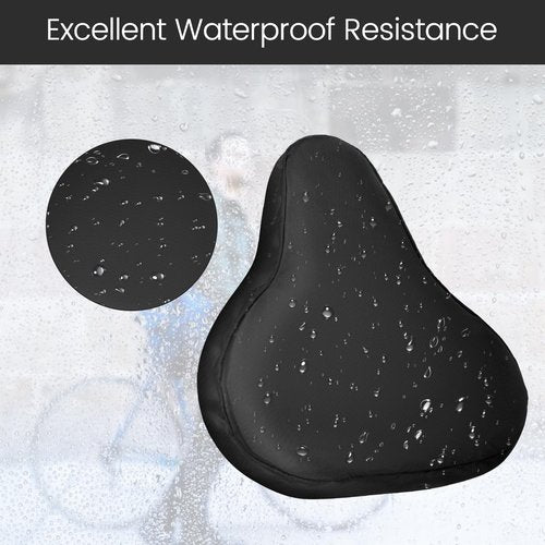 2 Pcs Bike Seat Cover with Drawstring Waterproof UV Protection Bicycle Seat Cover Rain Dustproof Covers for Bicycles Road Bikes Mountain Bikes