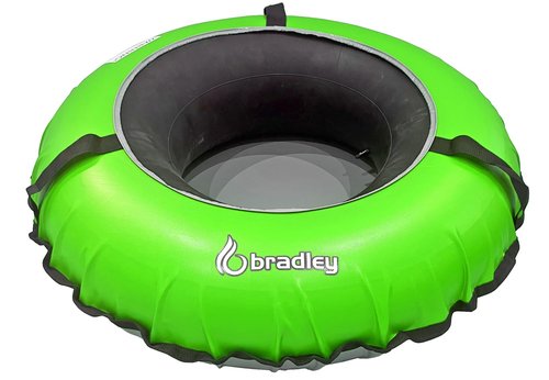 Pack of Two Bradley Heavy Duty Tubes for Floating The River; Whitewater Water Tube; Rubber Inner Tube with Cover for River Floating; Linking Tandem River Tubes; River raft Tube Green