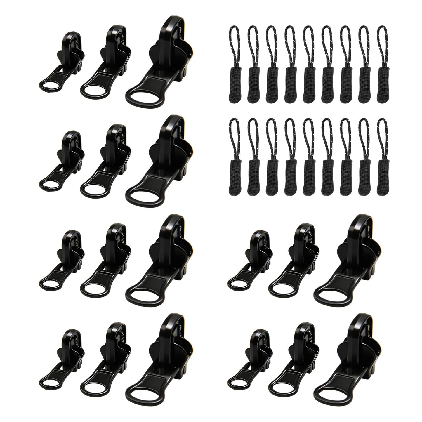 18 Sets Universal Zipper Repair Kit 3 Sizes