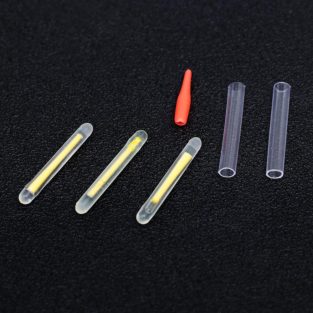 10PCS Luminous Fishing Float Glow Stick Fishing Rod Light Practical Night Fishes Artifact Glow Rods Fish Tackle,4.5x37mm