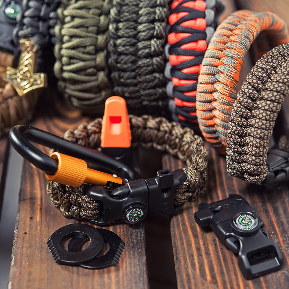 HERCULES 750lb Paracord 4mm 11 Strands Tactical Parachute Cord, 50' 100' 250' 1000' Utility Rope for Camping, Survival, Outdoor Gear (Coyote, 50FT)