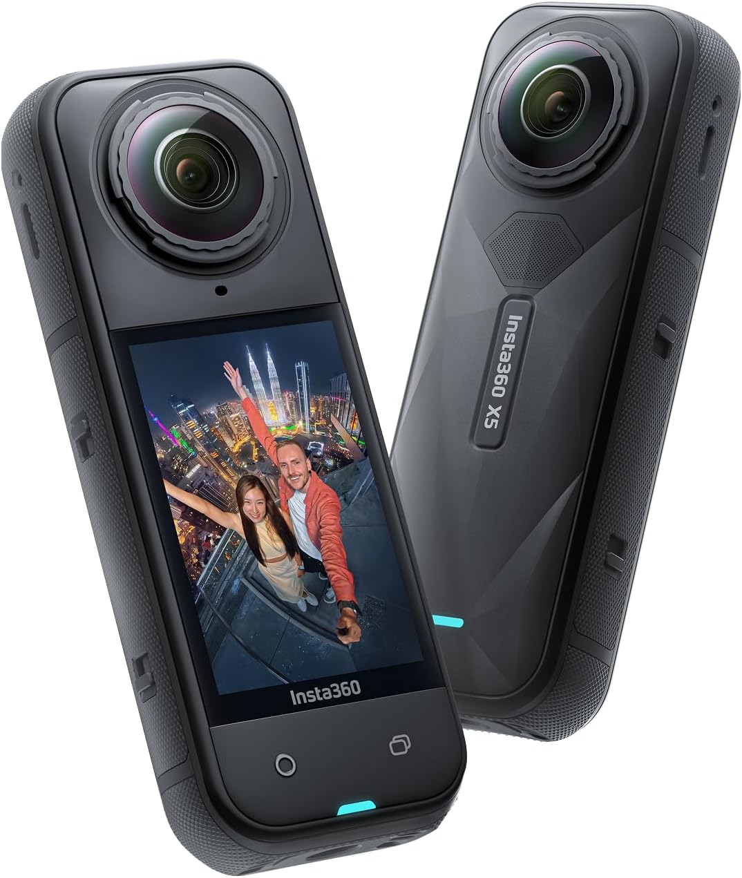 Insta360 X5 Essentials Bundle - Waterproof 8K 360° Action Camera, Leading Low Light, Invisible Selfie Stick Effect, Rugged and Replaceable Lens, 3-Hour Battery, Built-in Wind Guard, Stabilization