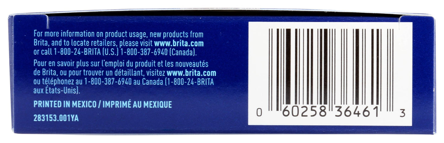 Brita Water Bottle Replacement Filters, BPA-Free, Replaces 1,800 Plastic Water Bottles a Year, Lasts Two Months or 40 Gallons, Includes 3 Filters