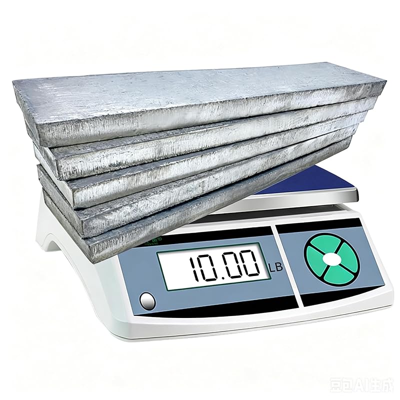 10 LB Pure Lead Ingots 99.9% for Casting, Sinkers & Weights