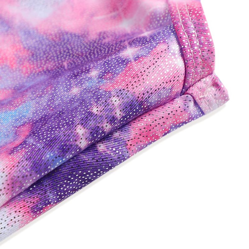 Belovance Leotards for Girls Gymnastics Unicorn Athletic Dance Wear Shiny Rainbow Blue Hotpink (Butterfly Hotpink, 7-8 Years)