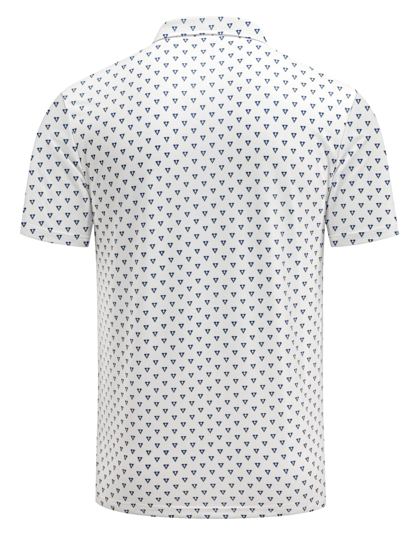 COOFANDY Men's Golf Polo Shirts Short Sleeve Quick Dry Performance Moisture Wicking Golf Shirts Casual Print Collared Shirt