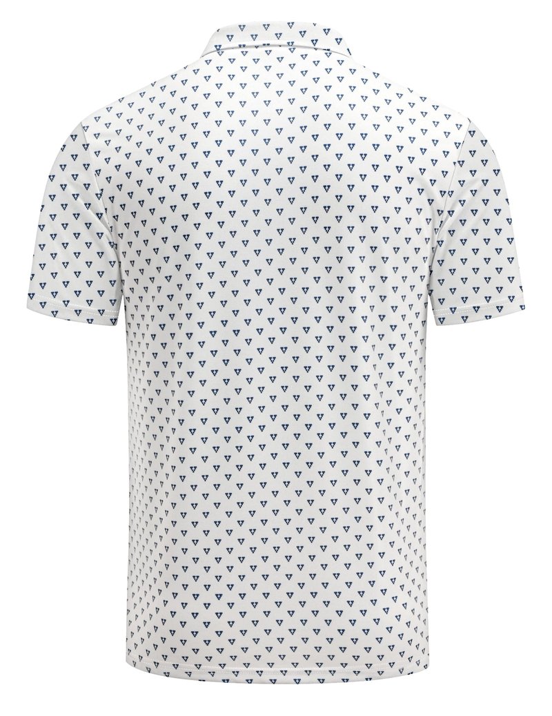 COOFANDY Men's Golf Polo Shirts Short Sleeve Quick Dry Performance Moisture Wicking Golf Shirts Casual Print Collared Shirt