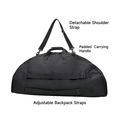 TaktZeit Compound Bow Case Outdoor Soft Recurve Bow Bag for Hunting (Black, 36")