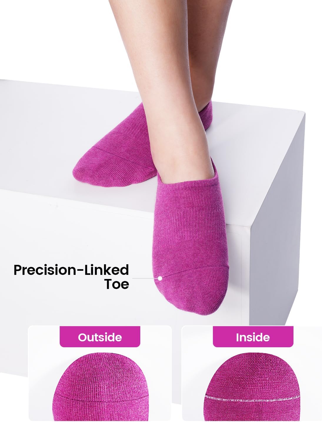 IDEGG No Show Socks Womens and Men Low Cut Ankle Short Anti-slid Athletic Running Novelty Casual Invisible Liner Socks