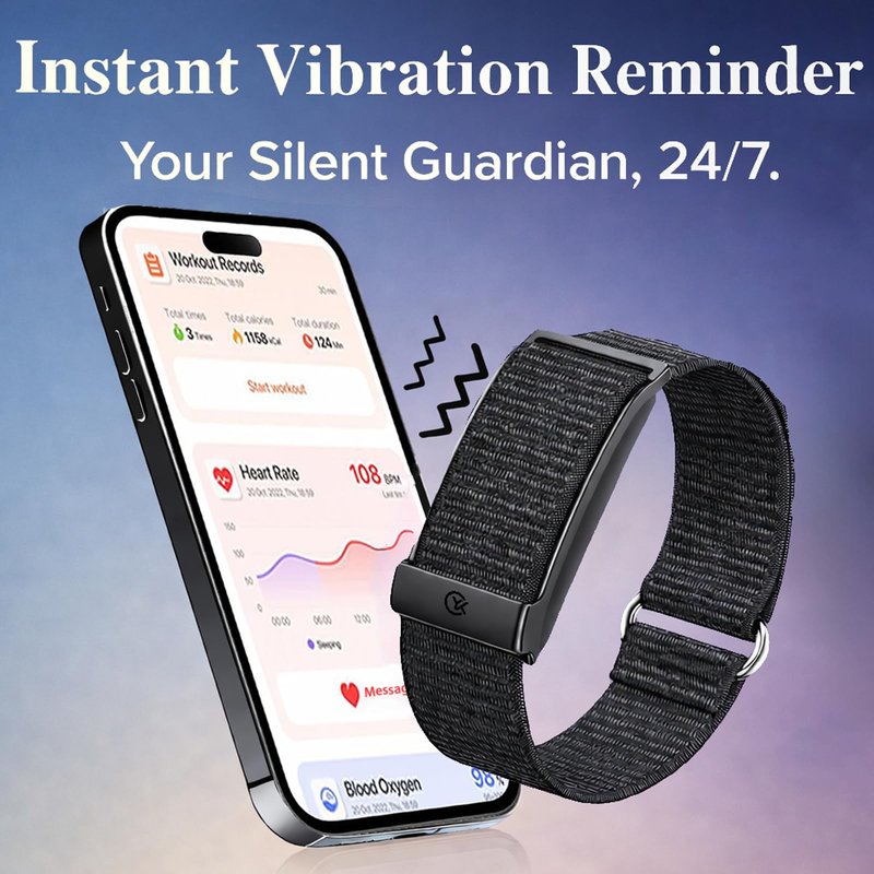 QYZHARYX Smart Bracelet,Health and Fitness Tracker,24/7 Heart Monitor & Sleep Tracker, Multi-Sport Tracker Wristband with Free APP (Black)