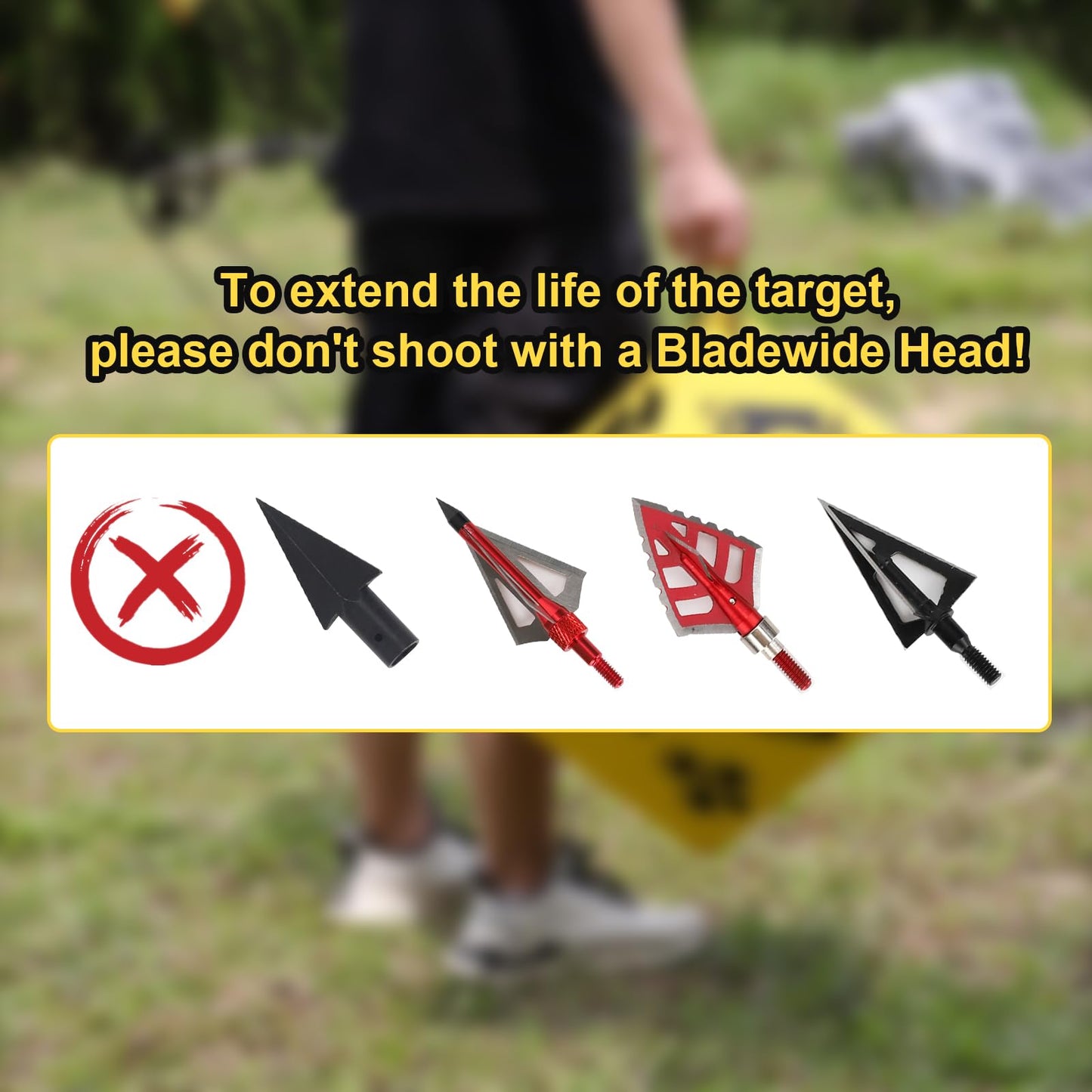 Kalkal Archery Target, 6 Side Foam Archery Target Block with Carry Handle, Easy Arrow Removal, Lightweight Poker Archery Targets for Backyard Practice