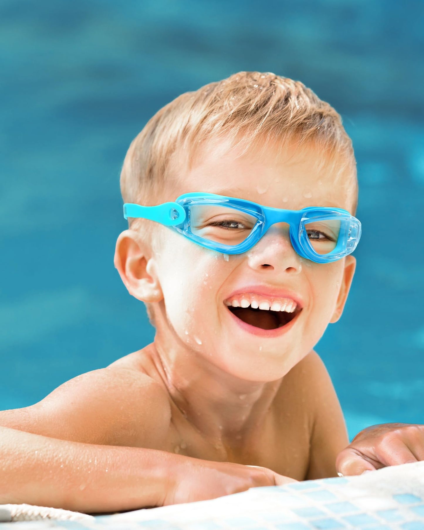Aegend Kids Swim Goggles, Pack of 2 Swimming Goggles for Children Boys & Girls Age 3-14