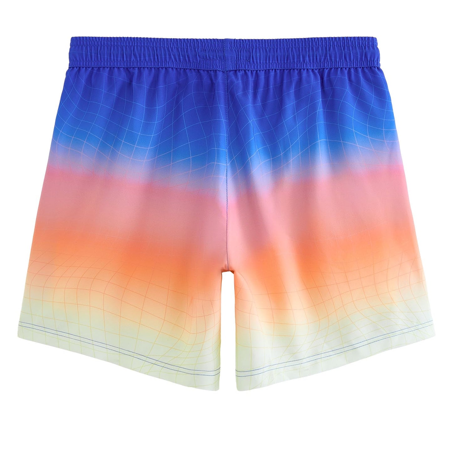 maamgic 2 in 1 Mens Swim Trunks 7 Inch Swim Shorts Swim Suits Board Shorts Orange Sunset Gradient X-Large