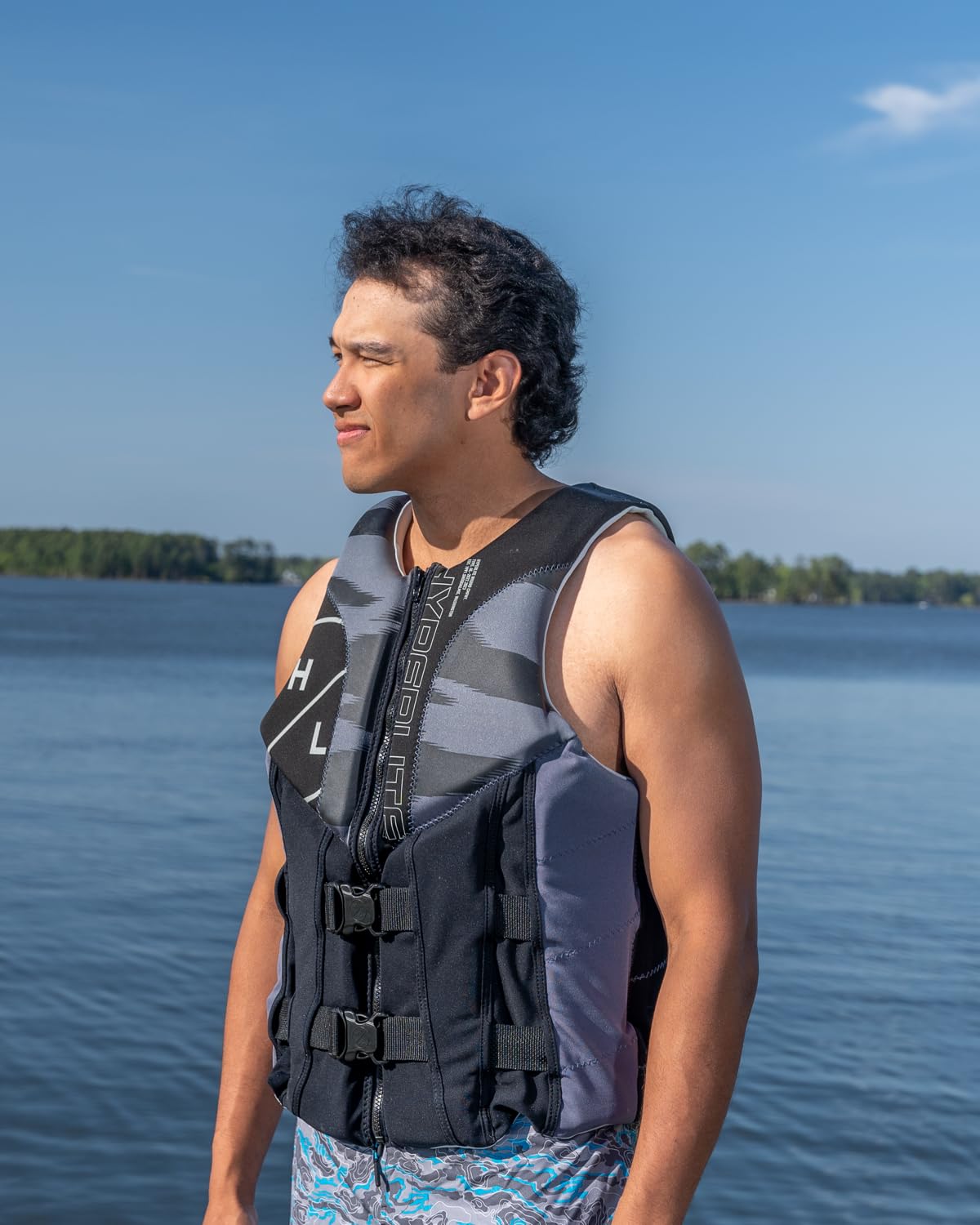 Hyperlite Fluid Flex Men's Life Vest, US Coast Guard & Transport Canada Approved, Large