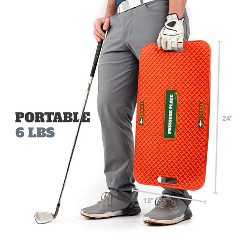 WHYGOLF Swing Trainer Pressure Plate for Improved Golf Game, Weight Shift Balance Board, Golf Teaching & Training Aid for Club Practice Equipment