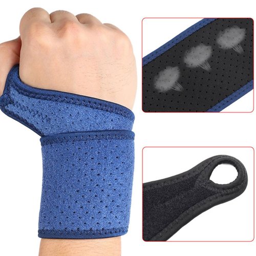 GKOXUQ Gym Wrist Protector Injury Wrist Wrap Wristband Bandage Strap Sports Wristband Adjustable Wrist Brace