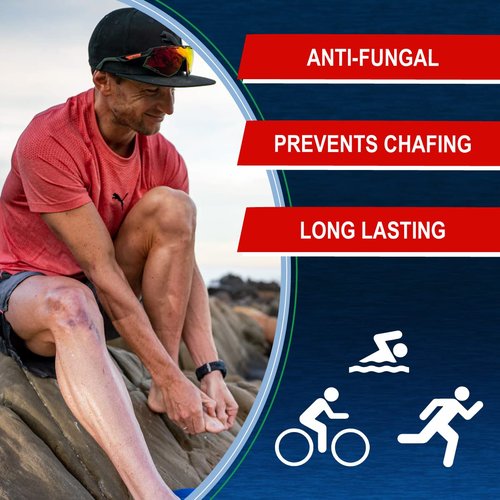 Squirt Barrier Balm for Chafing Relief - Body Anti Chafe Balm for Cycling & Endurance Sports - Water & Sweat Resistant Anti Chaffing Cream for Men & Women - Skin Friction Defense 100g